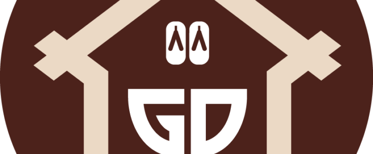 Brown logo of Gojo Paradiso Homes, Kyoto